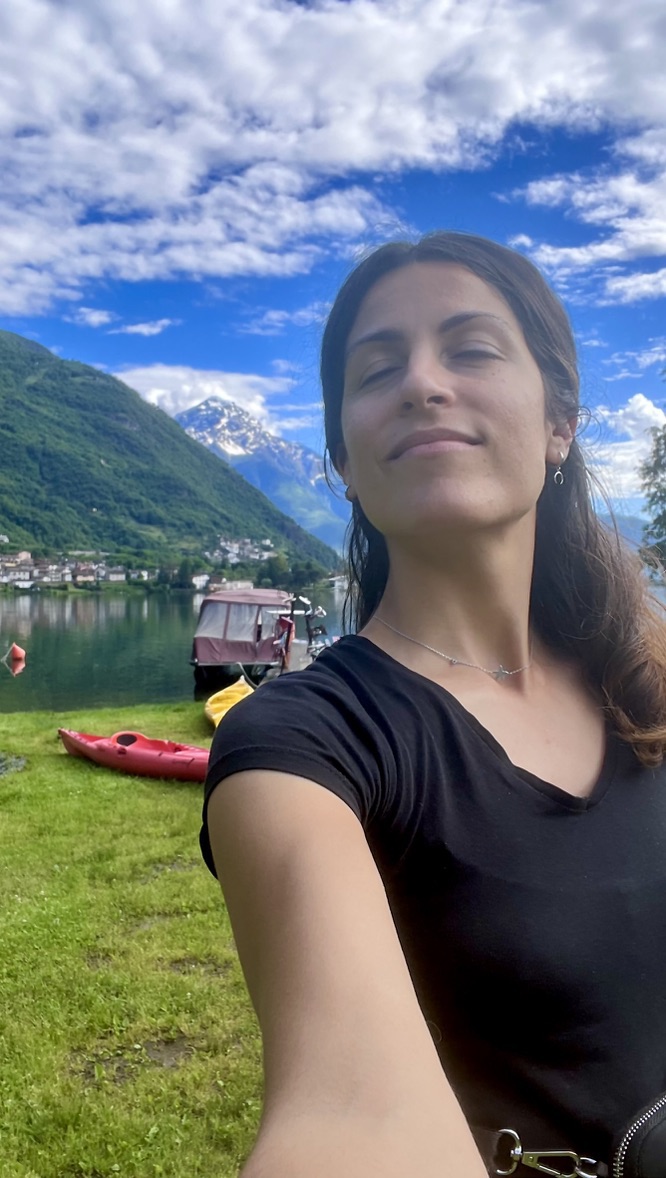 Recuerdo de El lago de Mezzola