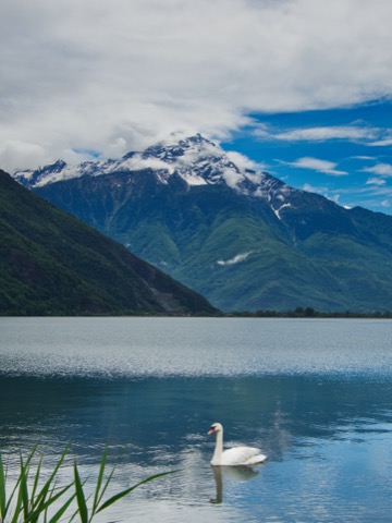 Recuerdo de El lago de Mezzola