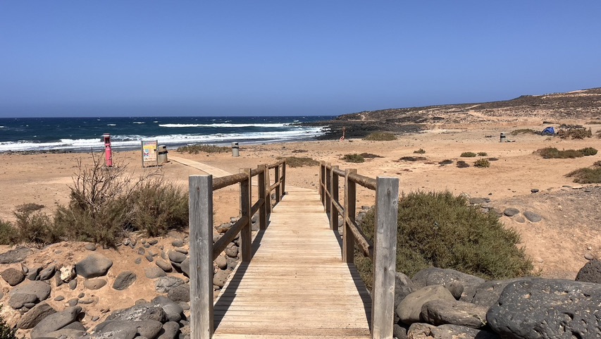 Portada de La parcela en la playa de las Caletillas, FuerteventuraPark
