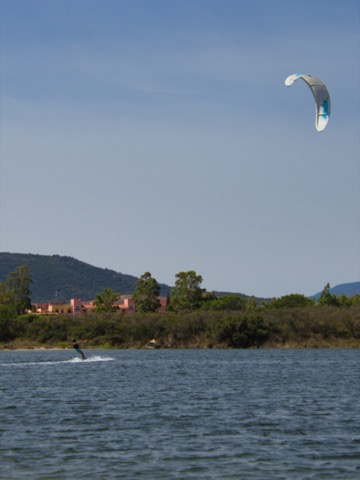 Recuerdo de La laguna al lado de Olbia