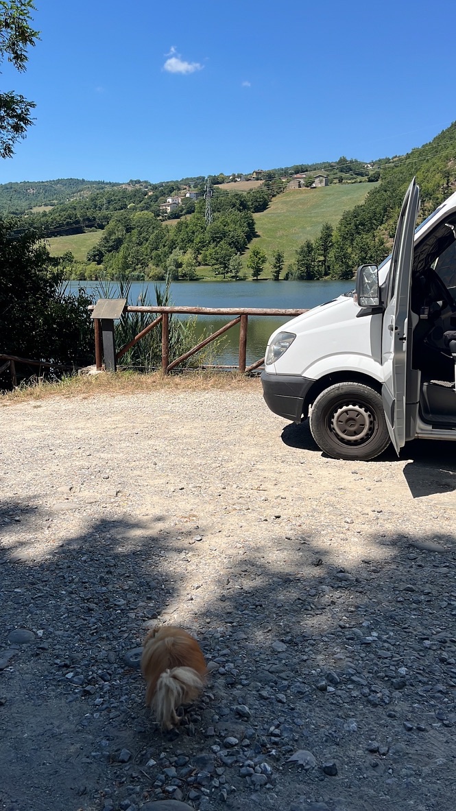 Recuerdo de El lago camino a Bolonia de las Ocas