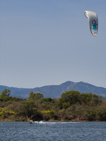 Recuerdo de La laguna al lado de Olbia