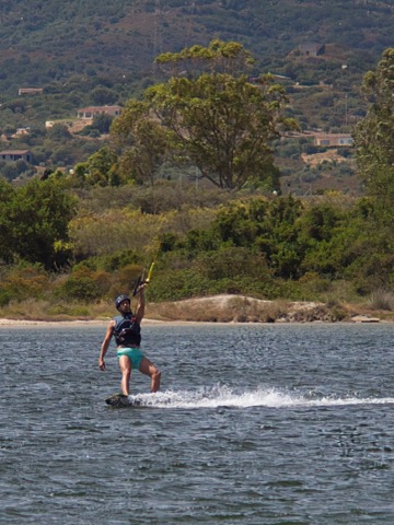 Recuerdo de La laguna al lado de Olbia