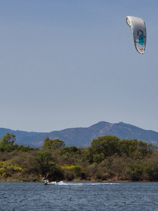 Recuerdo de La laguna al lado de Olbia