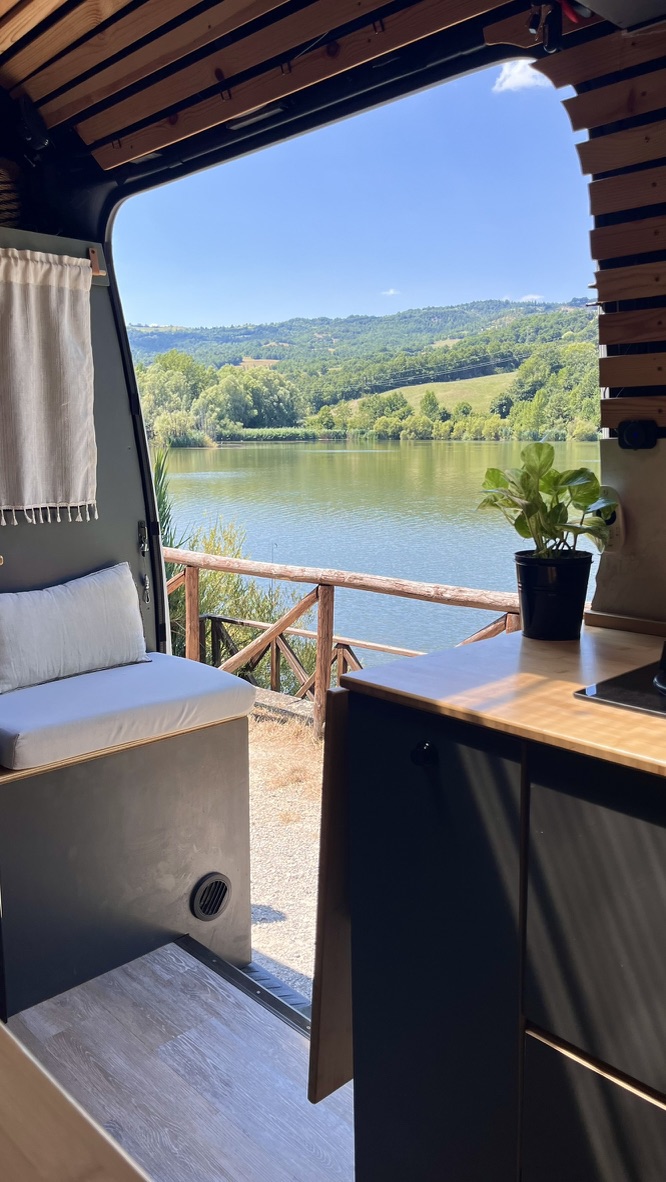 Recuerdo de El lago camino a Bolonia de las Ocas